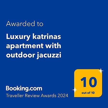 Luxury Katrinas Apartment With Outdoor Jacuzzi Corfu  Eksteriør bilde