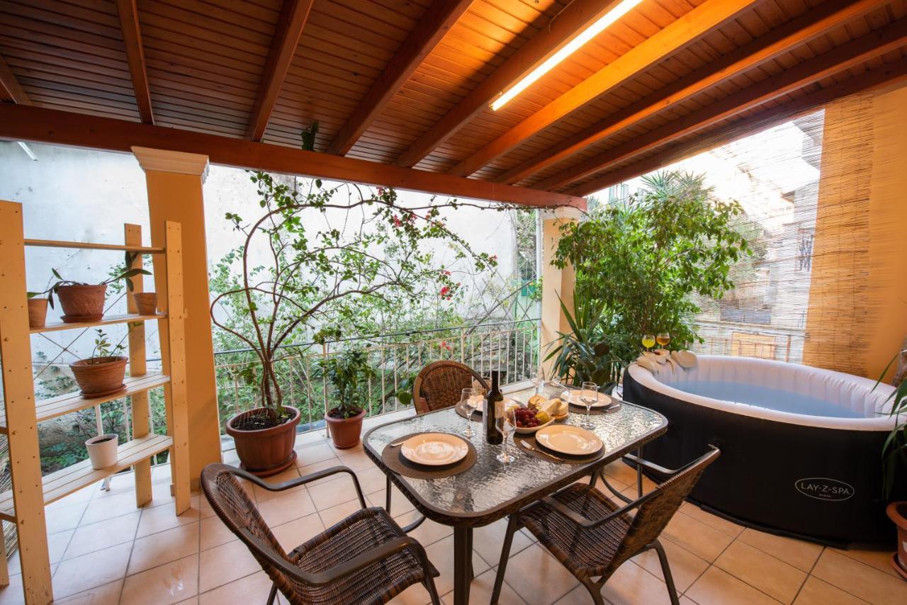 Luxury Katrinas Apartment With Outdoor Jacuzzi Corfu  Eksteriør bilde