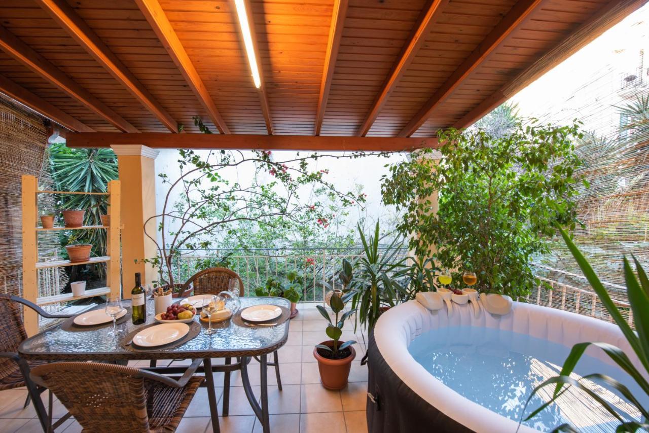 Luxury Katrinas Apartment With Outdoor Jacuzzi Corfu  Eksteriør bilde